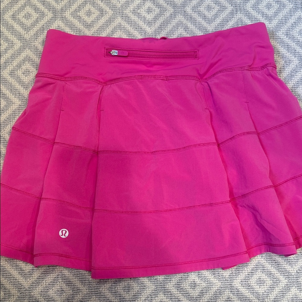 lululemon athletica Bright Magenta Tiered Skort - Picture 3 of 4